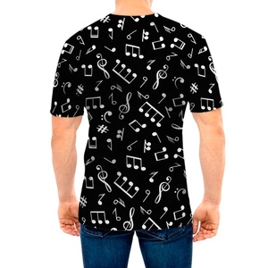 Men's Black <b>White</b> Checkered Digital Print T Shirt O Neck Short Sleeve Regular Fit Casual Streetwear Polyester <b>Tee</b> - Product Image 4