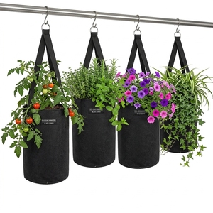 Garden Aeration Fabric Pots Customizable Size Grow <b>Bag</b> Felt Plant Pot With Sturdy Handle - Product Image 5