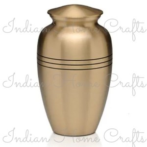 Metal Cremation Urn 200 Cubic Inch Adult <b>Ashes</b> Keepsake <b>Casket</b> Custom Color Memorial Burial Decoration - Indian Home Crafts - Product Image 4