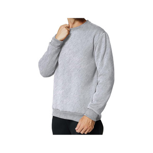 OEM Custom Design Long Sleeve Sweat Shirts for Men Wholesale 100%Cotton Material Low MOQ Winter Wear Printed Sweat Shirt - Product Image 4