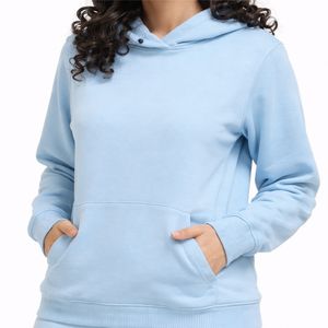 Conjunto Deportivo Informal para Mujer, Sudadera con Capucha y Pantalones, Tela de Felpa de Algodón Suave, Transpirable y con Cintura Elástica, Ajuste Cómodo - Product Image 4