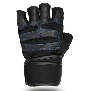 Unisex Custom Logo Fabric Workout Gym <b>Gloves</b> with UV Protection and Hand Grips for <b>Men</b> and Women Fitness Sport Weight Lifting - Product Image 4