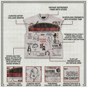 Camiseta sin Mangas Marrón para Hombre, Diseño Gráfico Personalizado, Estilo Urbano con Tachuelas, Ropa Casual de Verano, 100% Algodón Transpirable - Product Image 4
