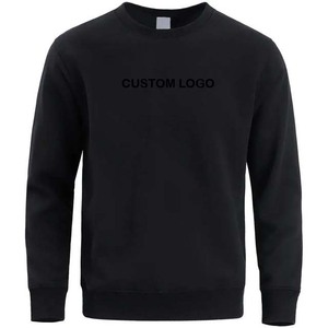 Sudadera de Cuello Redondo Amarilla con Logotipo Personalizado para Hombre, Corte Regular, Tejido de Punto, Color Sólido, Diseño Frontal - Product Image 4
