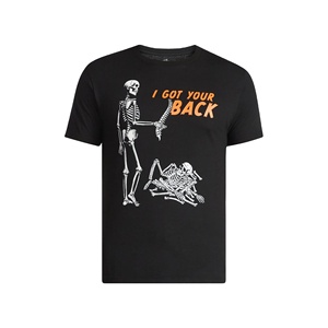 Custom Design 100% Cotton Jersey Knitted Breathable Anti-Pilling High Quality Men's O-Neck Short Sleeve Printed Plus Size - Product Image 1