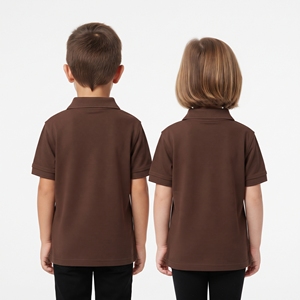 Camiseta Polo Unisex para Niños, Playera Informal de Manga Corta con Cuello Clásico, Ropa Casual Lisa al por Mayor para Niños - Product Image 2