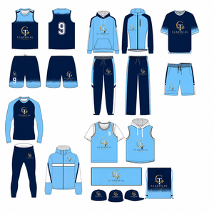 Uniformes de Baloncesto Clásicos para Hombre, Invierno, 100% Poliéster, Antibacterianos, Absorbentes de Humedad, Manga Larga, Adultos - Product Image 1