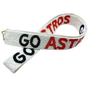 Sangle de sac à main perlée Saints Accessoire noir et or fait à la main pour les fans de football, le jour du match et le style esprit d'équipe parfait pour les filles - Product Image 3