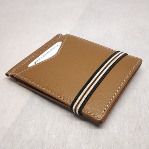Mini Genuine Leather Money Clip <b>Card</b> <b>Holder</b> <b>Wallet</b> Wholesale Direct Supply Polyester Lining Carteras El Hombre Slim Minimalistic - Product Image 6