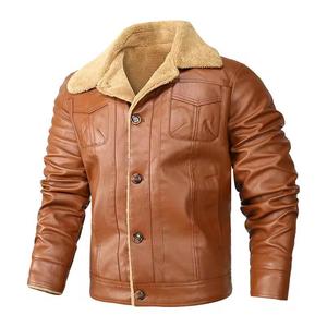 Blouson aviateur en cuir de cheval véritable sur mesure OEM pour hommes avec doublure 100% coton, blouson bomber en cuir véritable de haute qualité - Product Image 5