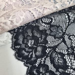 Ribete de Encaje Elástico con Diseño Floral Festoneado de 16.5 cm de Ancho, Ligero, para Lencería, Vestidos, Decoración Nupcial - Product Image 3