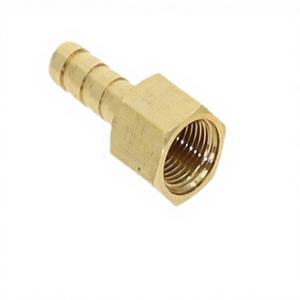 Raccord de tuyau en laiton à raccord femelle NPT, forme hexagonale, longueur 1,8 pouce, pour applications de plomberie et d'alimentation en eau - Product Image 1