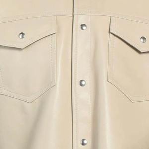 เสื้อเชิ้ตแขนยาวสไตล์ดีไซเนอร์สำหรับผู้ชาย เสื้อเชิ้ตผ้าฝ้ายคุณภาพสูงสำหรับผู้ชาย เสื้อเชิ้ตลายตารางแขนยาวลำลองสำหรับผู้ชาย - Product Image 5