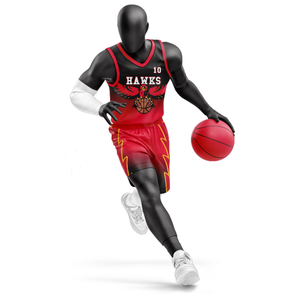 Uniforme de basket-ball personnalisé de haute qualité – Maillot et short d'équipe sublimés 100 % polyester - Product Image 5