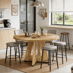 Tavolo da Pranzo Ovale Allungabile in Marmo Lucidato con Struttura in Pietra Massiccia - Product Image 5