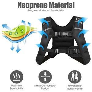 Chaleco Ajustable para Entrenamiento con Pesas, para Ejercicios de Fuerza y Acondicionamiento Físico, con Bolsa de Malla - Product Image 6