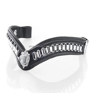 Bandas de cuero para cejas de la mejor calidad con cadena de metal disponible en todos los tamaños en forma de V cristales hechos a medida banda decorativa para cejas - Product Image 5