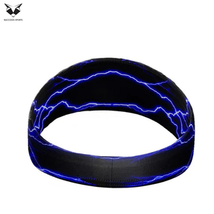 Diadema Deportiva de Béisbol Azul Relámpago, Transpirable, de Alta Elasticidad, Nueva, Moderna, Personalizada, de Buena Calidad, que Absorbe la Humedad - Product Image 3