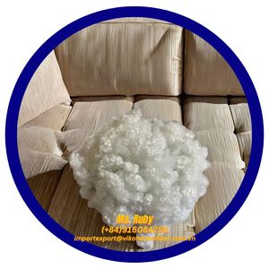 HCS White Fiber Recycled 15d 3d Hollow Conjugated Siliconized Polyester Staple Fiber PSF GRS OEKO <b>TEX</b> Certified Concrete Staple - Product Image 5