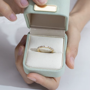 Women's White Gold Diamond <b>Ring</b> Baguette Cut Classic Engagement Style G Color lab grown Stone - Product Image 6