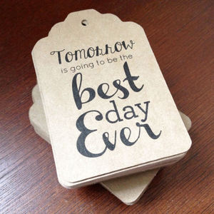 Étiquettes personnalisées pour bocaux Mason ou étiquettes de mariage, étiquettes suspendues personnalisées, mini-étiquettes de style bagage en papier kraft avec votre logo - Product Image 4