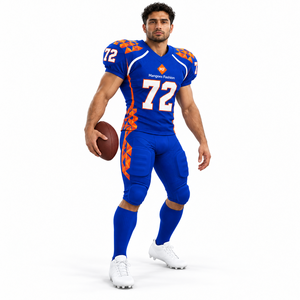 Uniforme de Fútbol Americano de Primera Calidad, Transpirable, Ligero y Duradero, 100% Poliéster, Uniforme Personalizado para Equipos Nacionales de Fútbol - Product Image 3