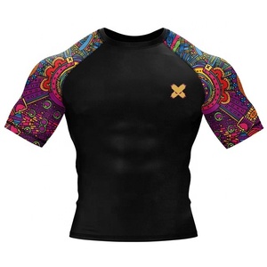 Rashguard de Poliéster y Spandex de Alta Calidad para MMA y BJJ, Personalizado con Logotipo, Compresión, Sublimación, Fortleo - Product Image 1