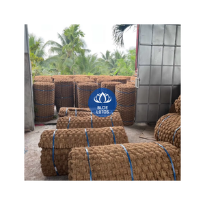 Tapis en fibre de coco biodégradable le plus vendu pour la protection des pentes, 100 % bois naturel, pur, sûr, durable, protection des rives de rivière, lot - Product Image 1