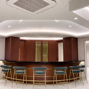 Aurum Arc Luxury Commercial Bar Set 2026 Modern LED Illuminated Counter Furniture Farmhouse Apartment Villa Eco-Friendly Durable - Product Image 1