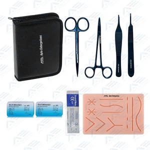 Juego completo de práctica de sutura con herramientas y almohadilla, kit de sutura, instrumento médico, kit completo de entrenamiento de sutura para estudiantes de medicina - Product Image 3