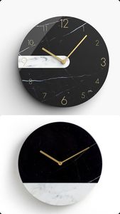 Custom Logo Luxury Marble <b>Table</b> <b>Clock</b> Premium Natural Stone Desk <b>Clock</b> Silent Quartz Movement Corporate Gift Home Decoration - Product Image 3