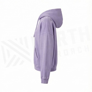 Pull à capuche épais en tricot anti-plis pour femme, style streetwear, vêtement d'hiver, couleur personnalisable, vente en gros - Product Image 3