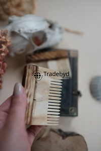 Peine para el Cabello Elegante Tradebyd, Peine Profesional para el Cuidado del Cabello, Antiestático, Ecológico, Hecho a Mano, Desenredante de Cabello Pulido para un Cabello Saludable - Product Image 4