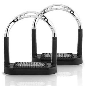 สำหรับอุปกรณ์ยึดเท้าแบบ Flexcite Twisted Safety Stirrups (รุ่น T4 49 ทำจากอะลูมิเนียมสแตนเลส) เพื่อบรรเทาอาการปวดข้อเท้า พื้นผิวแบบกันลื่นขนาด 120 มม. ให้สัมผัสที่นุ่มนวล - Product Image 4