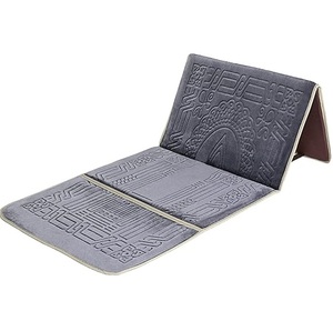 Foldable <b>Backrest</b> Praying Mats Home Use & Outdoor Travels Matt Rugs Foam Velvet Machine Made Designs Prayers Namaz Mats - Product Image 4
