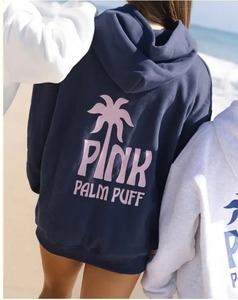 Sudadera con Capucha Tejida para Mujer, Primavera, Otoño, Invierno, Casual, Ecológica, Holgada, Sólida, Transpirable, con Bolsillo Frontal Grande - Product Image 4