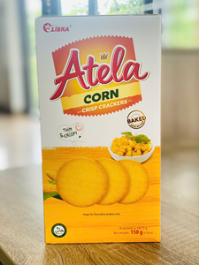 Trending New Non-Fried Salty Corn Biscuits 150g | Rolling Baked Crispy <b>Box</b> Packaging Libra Vietnam OEM/ODM Direct - Product Image 4