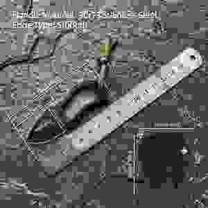 Couteau de survie multi-usage en acier à haute teneur en carbone, fabriqué à la main, directement de l'usine, avec étui en cuir, pour le camping - Product Image 4
