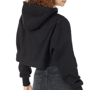 Nouveau Pull à Capuche Ample Hiver 2026 en Coton Épais pour Femme – Modèle Court – Fabrication et Vente en Gros – OEM Tendance - Product Image 2
