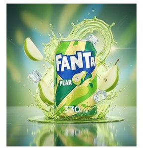 Wholesale Fanta Pear 24x330ml Cans 24 Pack Shrink <b>Wrapped</b> Trays For Efficient Retail Displays Global Export - Product Image 3