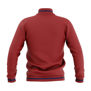 Veste universitaire vintage pour homme de haute qualité, col montant, tissu peigné brodé, respirant, antibactérien - Product Image 5