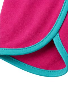 Shorts Deportivos para Mujer en Rosa y Turquesa, de Secado Rápido, Transpirables, para Gimnasio, Fitness, Casual, Verano, Ropa Deportiva Activa, con Paneles en Contraste - Product Image 6