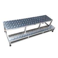Plateforme de travail pliable en aluminium avec marches, plateforme d'accès, échelle