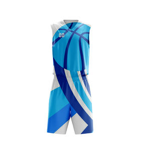 Maillots de basket-ball personnalisés réversibles, respirants et antibactériens, grande taille, vierges, sublimés, dernières nouveautés, vente en gros - Product Image 5