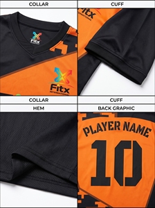 Maillot de football camouflage pour homme 100% polyester Dri-Fit Coupe classique Tenue de football Athlétique Fitx International Personnalisé OEM Sialkot - Product Image 4
