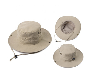 Outdoor Wide Brim Fisherman <b>Bucket</b> <b>Hat</b> Fishing Breathable Jungle <b>Hat</b> Men Boonie <b>Hat</b> <b>With</b> <b>String</b> - Product Image 1