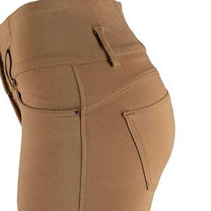 Pantalones de Montar para Mujer de Cintura Alta con Estampado Geométrico, Tejido Elástico de Nylon y Spandex con Estiramiento en Cuatro Direcciones - Product Image 4