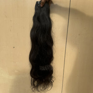 Extensions de cheveux naturels indiens vierges non traités de haute qualité, 28 pouces, ondulés, 100 % naturels, super ondulés, 100 grammes - Product Image 5
