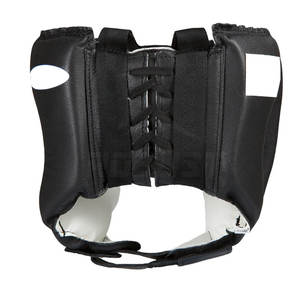 Protège-têtes de boxe en cuir, design simple, réglables, respirants, protecteurs, faciles à porter pour la boxe et les sports - Product Image 3