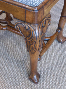 Tabouret de bar rétro en bois massif avec repose-pieds et dossier, chaise de cuisine, tabouret de comptoir pour petit-déjeuner, siège incurvé en bois - Product Image 4